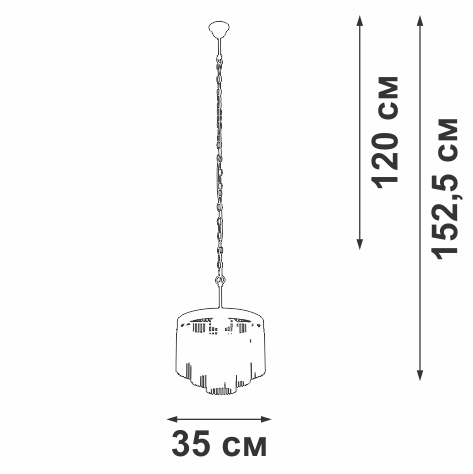 Потолочная люстра Vitaluce V53570-8/7