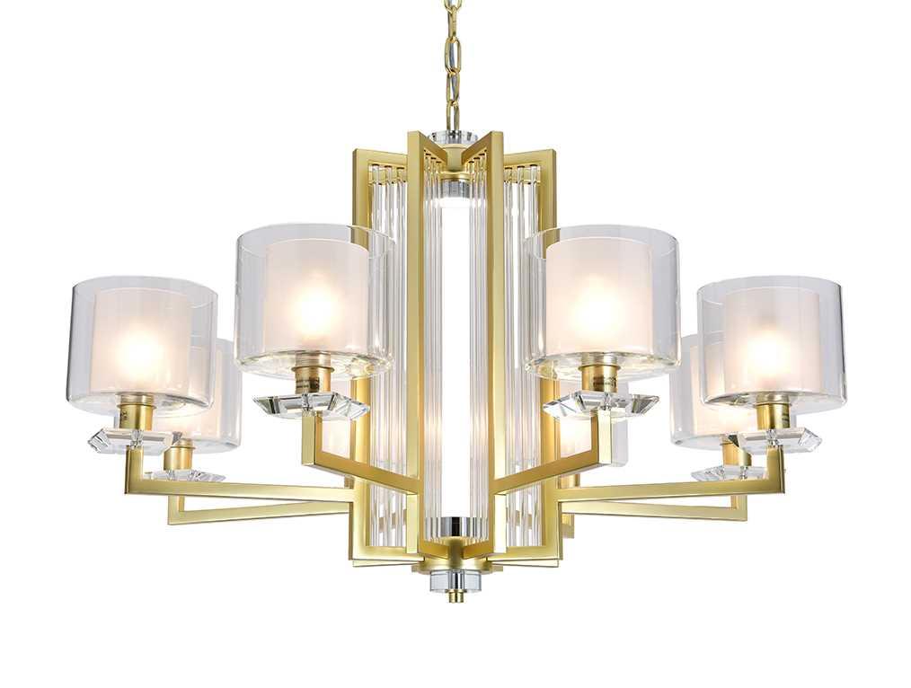 Подвесная люстра Newport 4408+1/C mat.gold М0071514