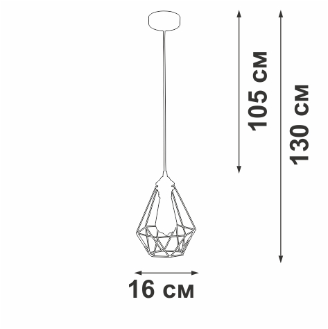 Потолочная люстра Vitaluce V2803-1/1S