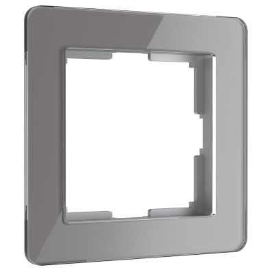 W0012704 Рамка на 1 пост Acrylic (графит)