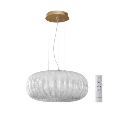 7720/48L PIKO LED Светильник металл/стекло/прозрачный/золотой LED 48Вт 3000-6500K D500 IP20 пульт ДУ