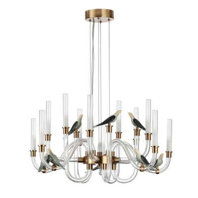 5431/30L L-VISION ODL_EX24 11 золотой(под латунь)/белый градиент/беж./зеленый/ металл/стекло/керамик