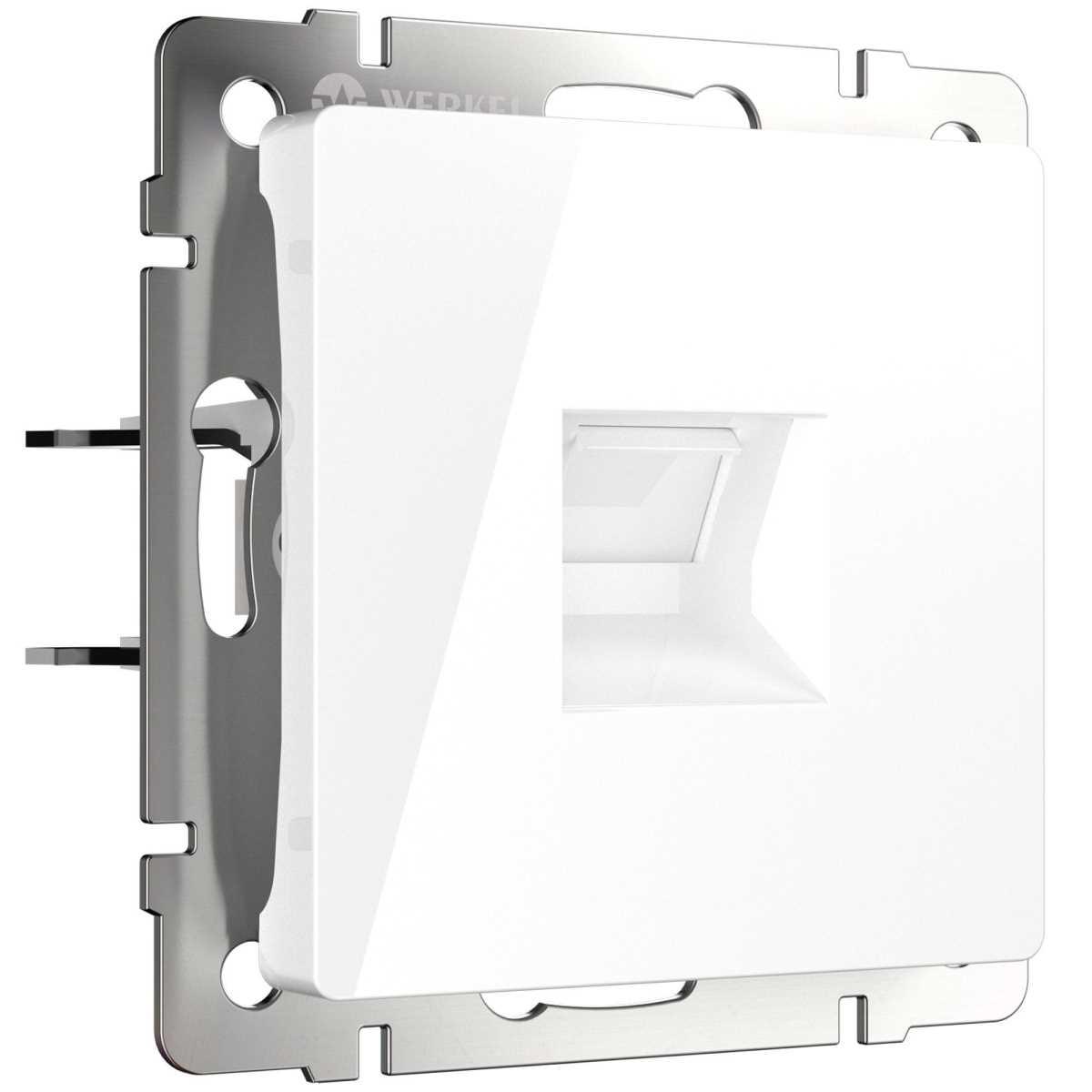 Розетка Werkel Ethernet RJ-45 белая W1181001 4690389155369