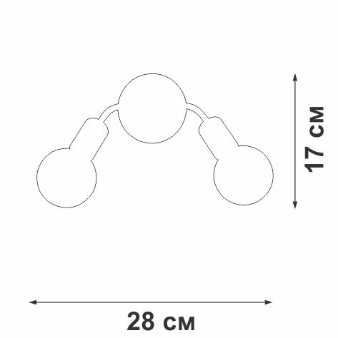 Бра Vitaluce V3927-0/2A