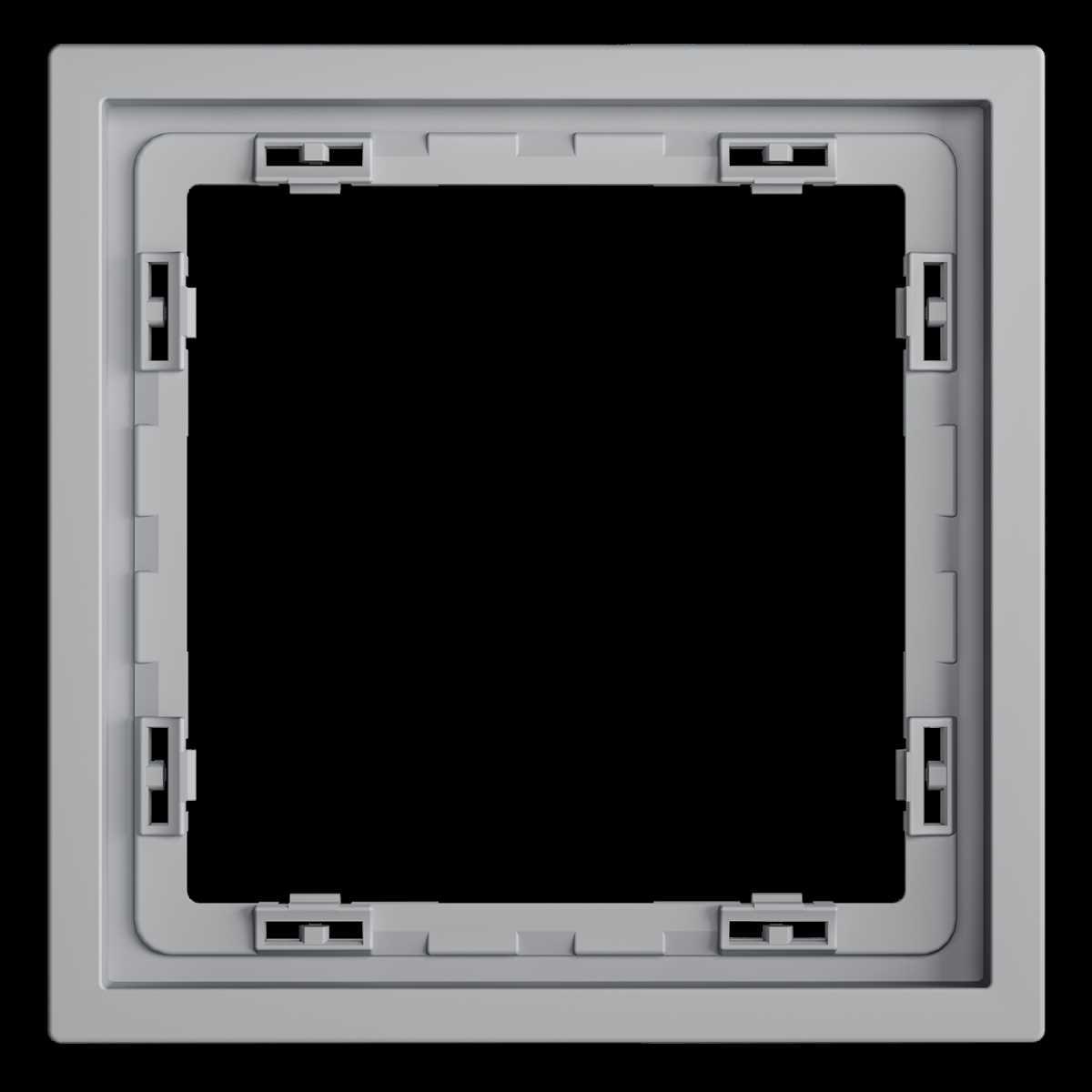 Рамка пластиковая S70 на 1 пост, (серый) Voltum VLS100116