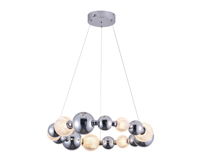 08038-50,02 Подвес Амита хром d62 h150 Led 3*6W+3*4W (4000K)