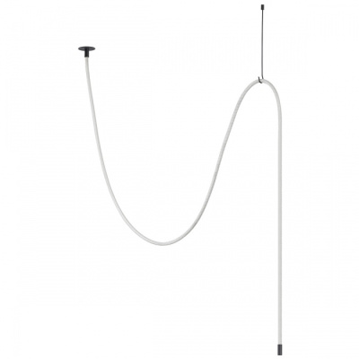 4391/40CL HIGHTECH черный/металл/канат Потолочный св-к встраиваемый (2 крепления и крючок в комплект