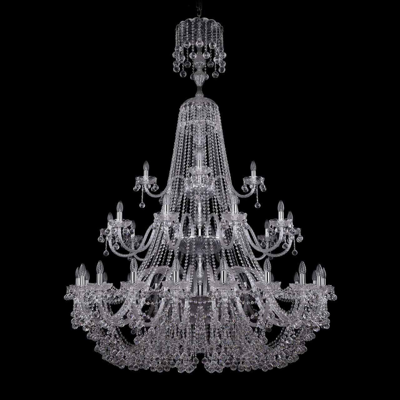 Подвесная люстра Bohemia Ivele 1409/20+10+5/530/XL-203/3d Ni