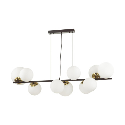 6508/10 MODERNI LN23 черный, белый, бронза Люстра E14 10*40W 220V MELONA