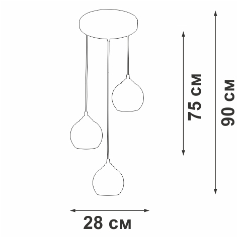 Потолочная люстра Vitaluce V3785-0/3S