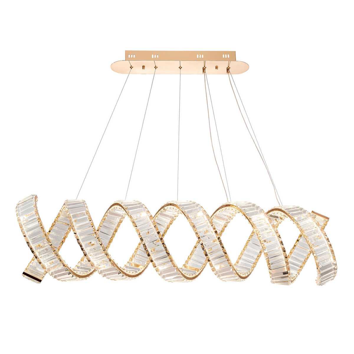 Подвесная светодиодная люстра Modelux Modestyle MS.9032.1200 GD