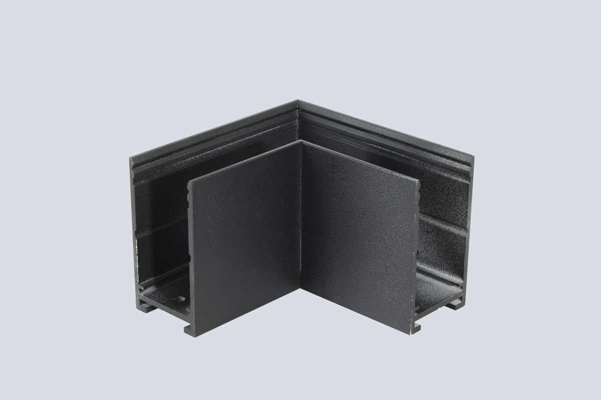 Соединитель для накладного шинопровода угловой Crystal Lux CLT 0.215 04 BL