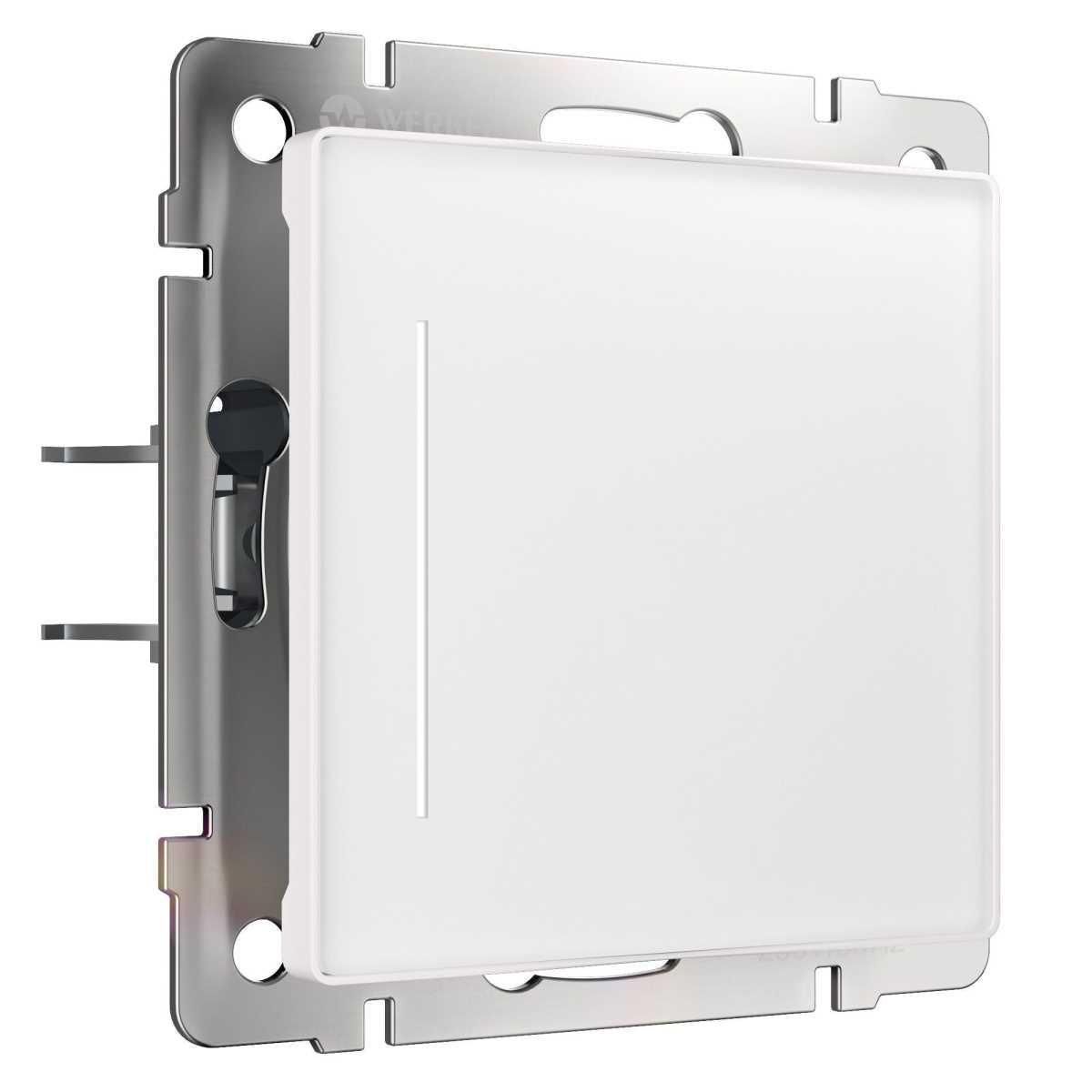 Сенсорный умный выключатель одноклавишный Werkel белый W4513001 4690389197895