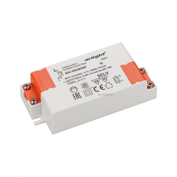 Драйвер Arlight ARJ-KE36500 22-36V 18W IP20 0,5A 023075