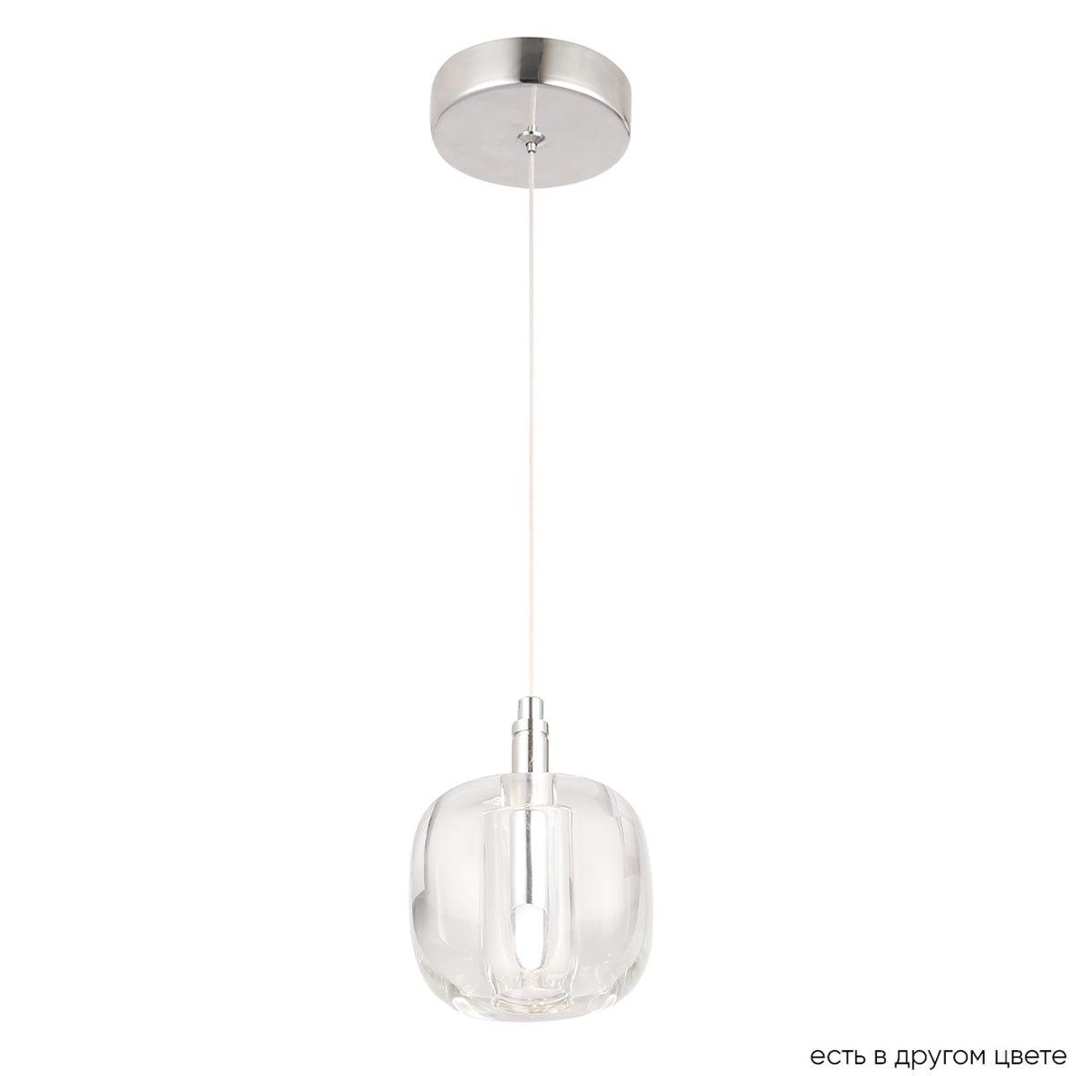 Подвесной светильник Crystal Lux Box SP1 Chrome/Transparent