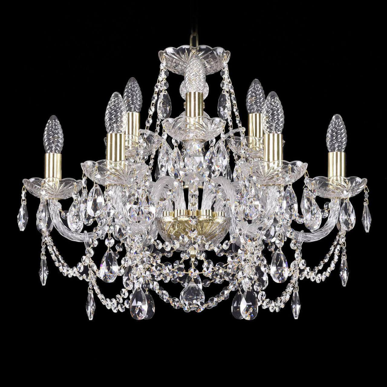 Подвесная люстра Bohemia Ivele 1411/6+3/195 G