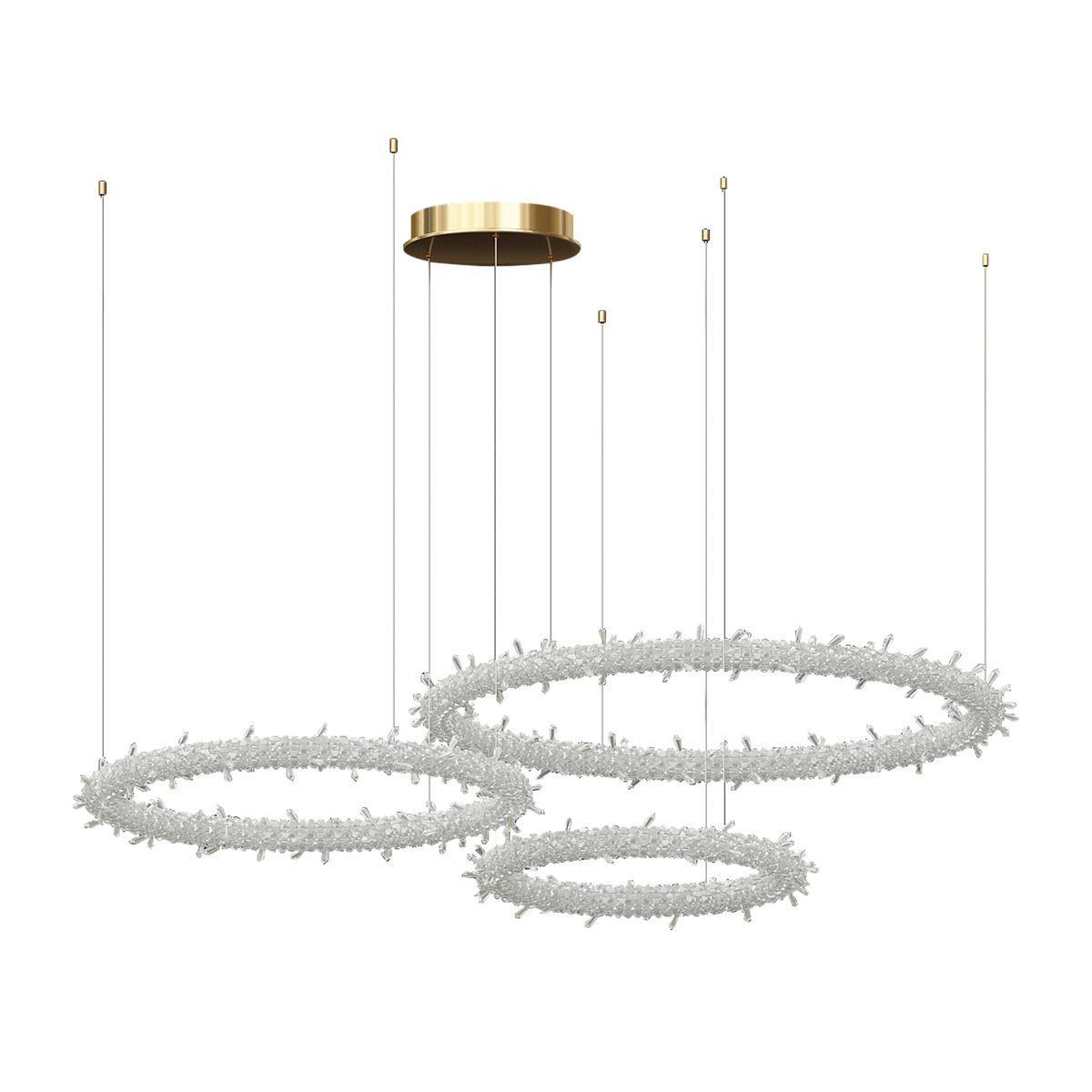 Подвесной светодиодный светильник Kink Light Лиам 07875-80+60+40P,36(3000K)