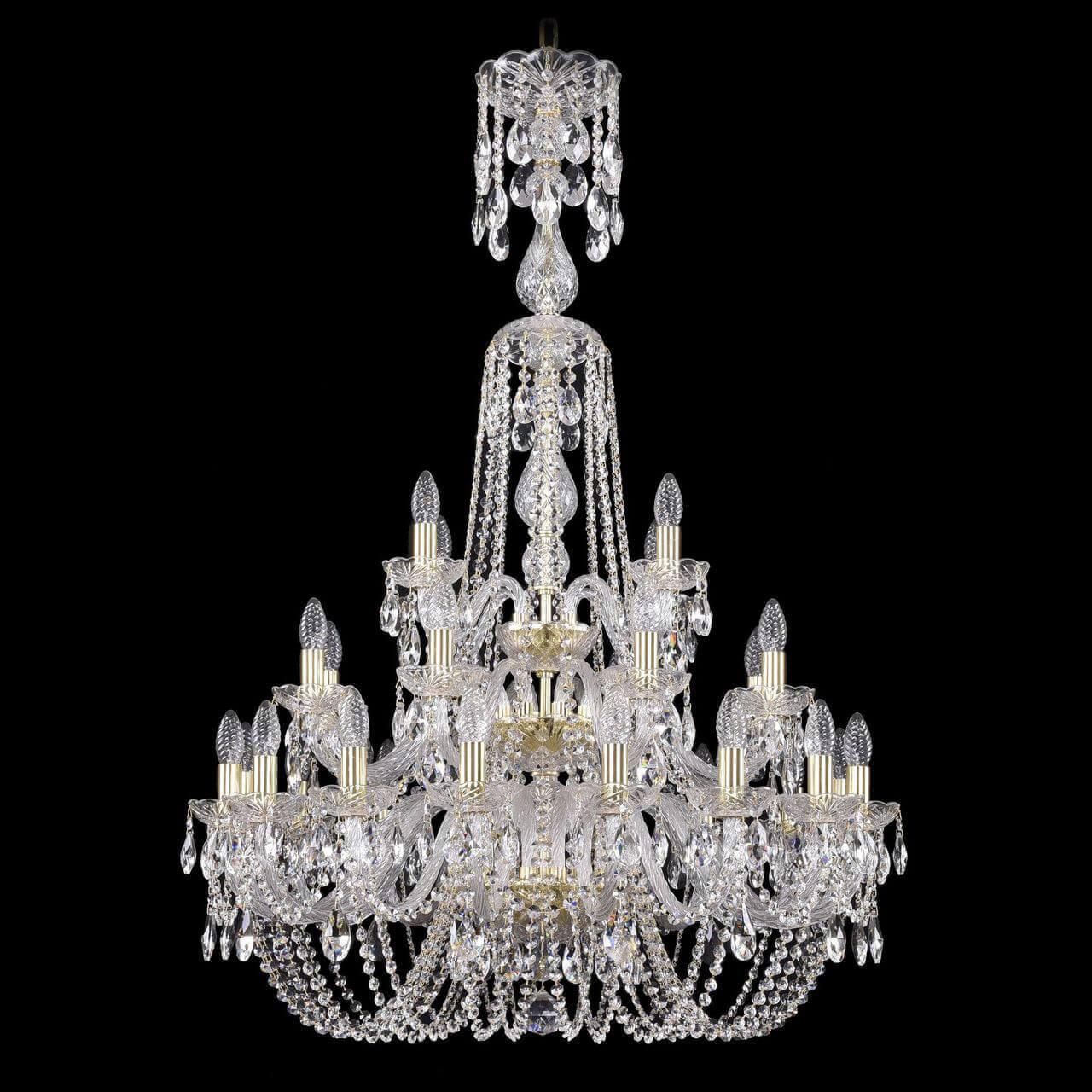 Подвесная люстра Bohemia Ivele 1402/16+8+4/300/XL-123/3d G