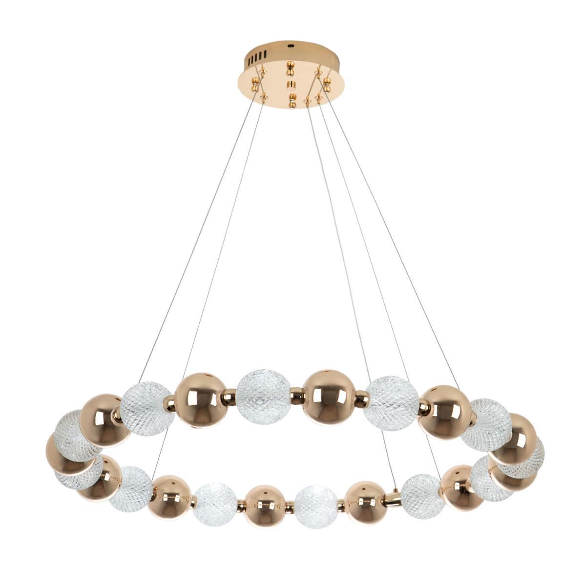 Подвесная светодиодная люстра Modelux Modestyle MS.8012.800 GD