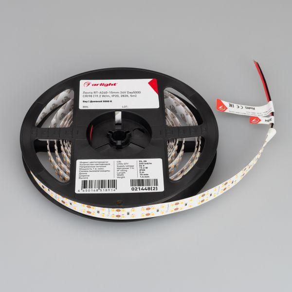 Светодиодная лента Arlight 19,2W/m 240LED/m 2835SMD дневной белый 5M 021448(2)
