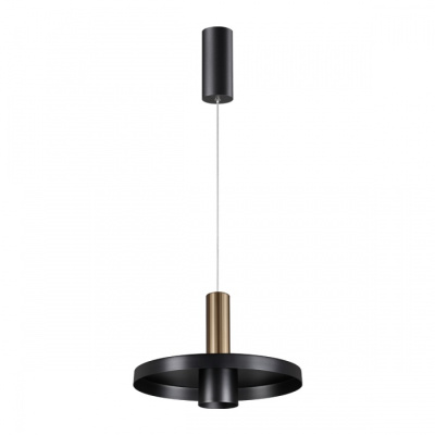 358984 OVER NT22 бронза светлая/черный Светильник светодиодный накладной, провод 2м IP20 LED 4000K 1