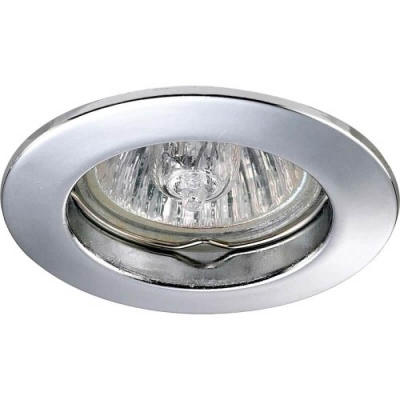 369200 NT09 278 хром Встраиваемый светильник GU4 35W 12V STAR2