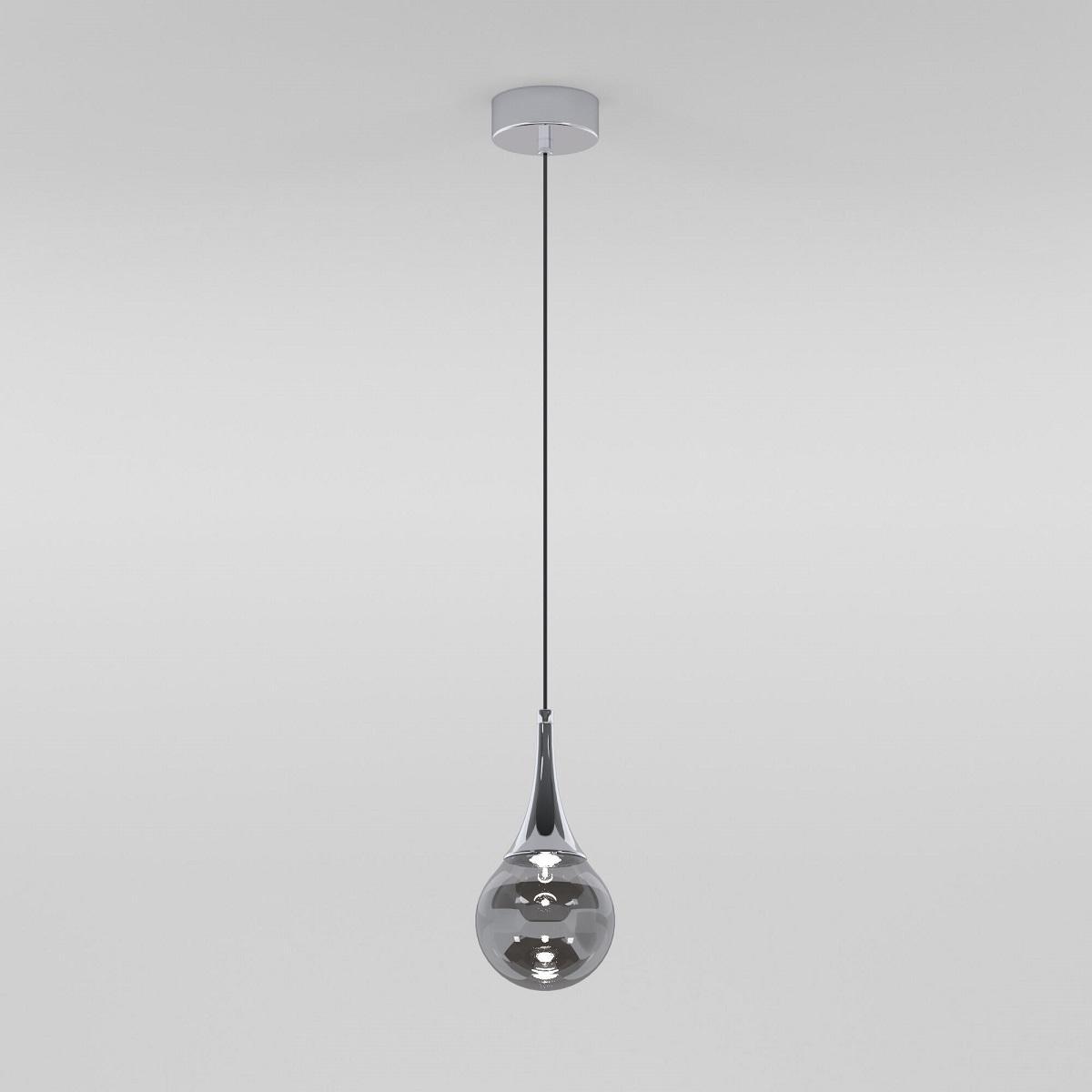 Подвесной светодиодный светильник Eurosvet Adour 50256/1 LED дымчатый