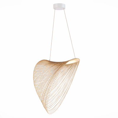 SL6900.503.24 Светильник подвесной ST-Luce Белый/Древесный LED 1*24W 4000K