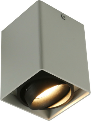 A5655PL-1WH точечный накладной - белый / алюминий / 1xGU10 1x50Вт / L9xW9xH12 / IP20