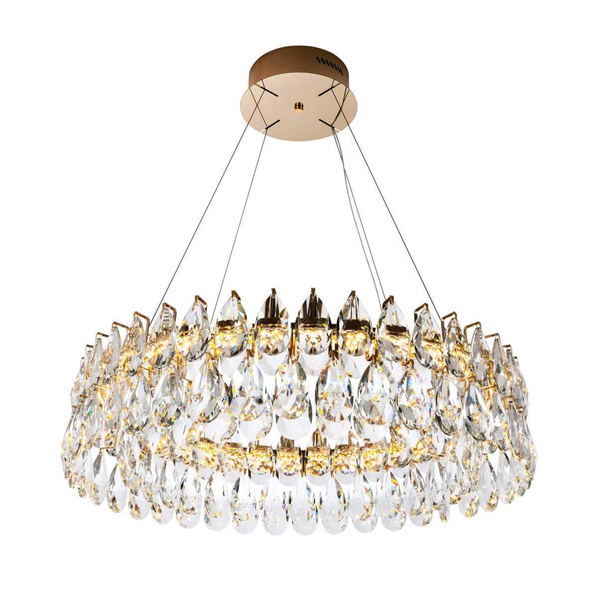 Подвесная светодиодная люстра Modelux Premium ML.6901.800P GD