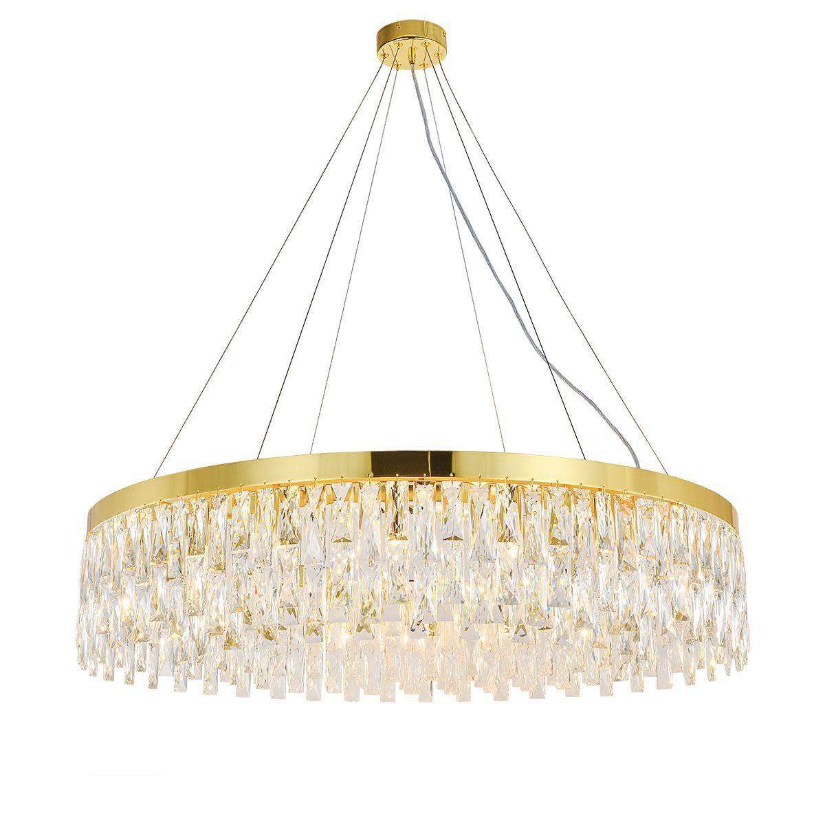 Подвесная люстра Indigo Anna V12029/18P Gold V000496