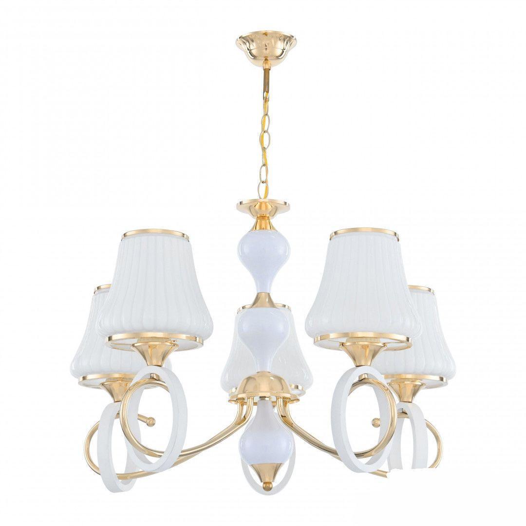 Подвесная люстра Arte Milano Florentia-2387 302387/5 Wh/Gd