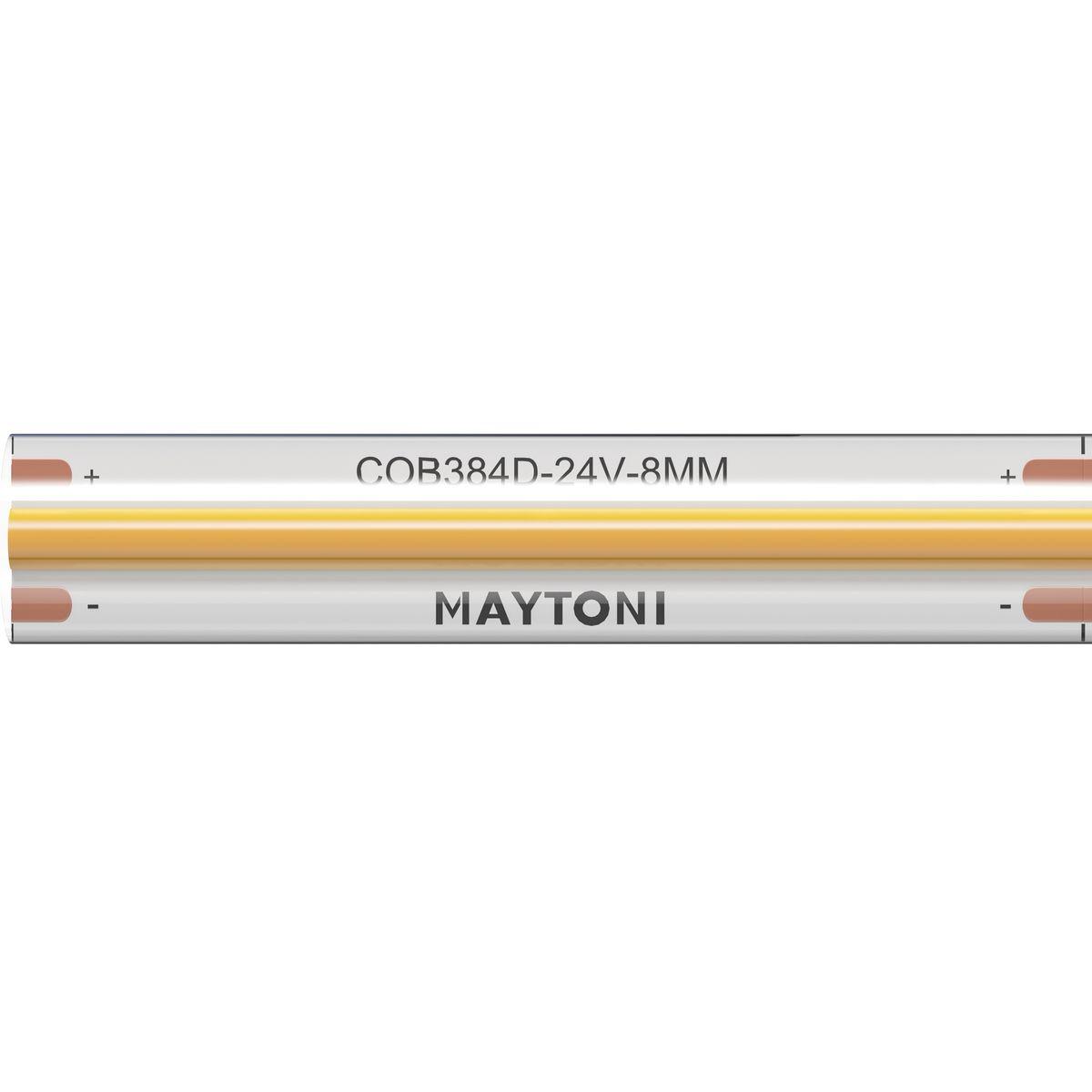 Светодиодная влагозащищенная лента Maytoni 12W/m 384LED/m COB дневной белый 5M 201079