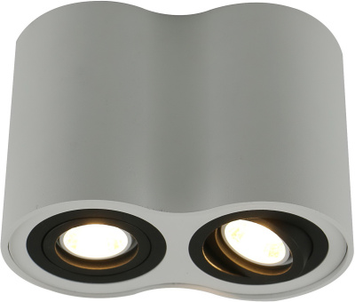 A5644PL-2WH точечный накладной - белый / алюминий / 2xGU10 2x50Вт / L18xW10xH13 / IP20