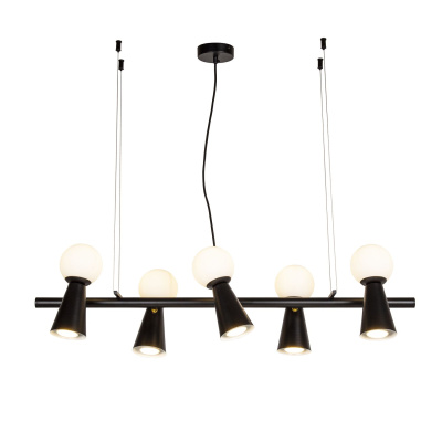 4095-5P Подвесная люстра, L900xW330xH230/1730, 5xG9LEDx3W + 5xGU10x35W, excluded