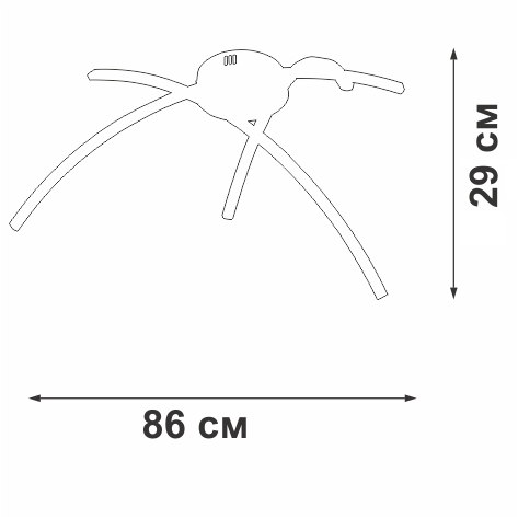 Люстра Vitaluce V25130DT-0/3PL