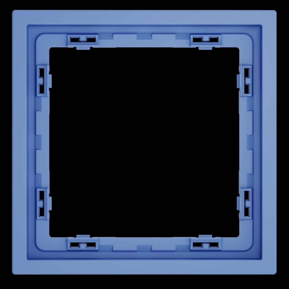 Рамка пластиковая S70 на 1 пост, (деним) Voltum VLS100115