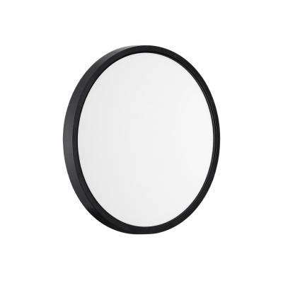 7660/24L MITRA LED SN Светильник пластик/белый/черный LED 24Вт 3000/4000K D300 IP20 ALFA BLACK