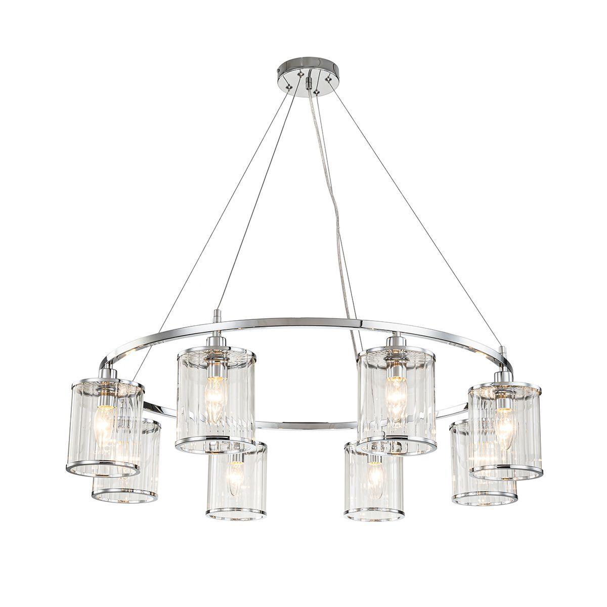 Подвесная люстра Indigo Dante 13022/8P Chrome V000408