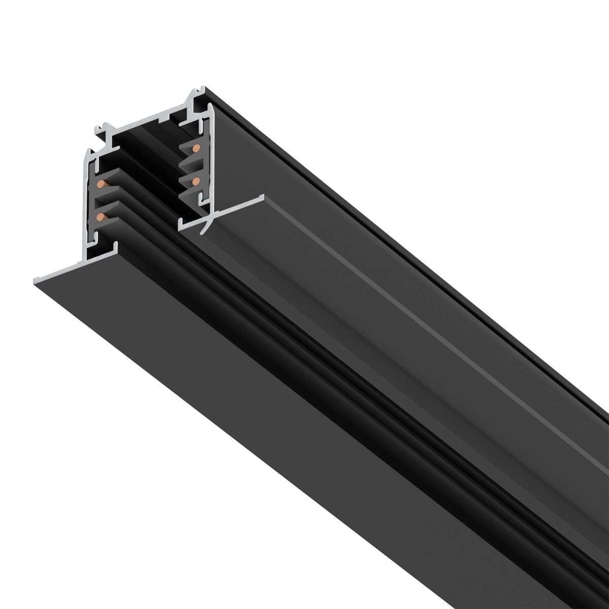 Трек четырехконтактный 3-фазный встраиваемый со стыковочными пазами (круглые медные жилы) 2м Quattro Lightstar 503028-R