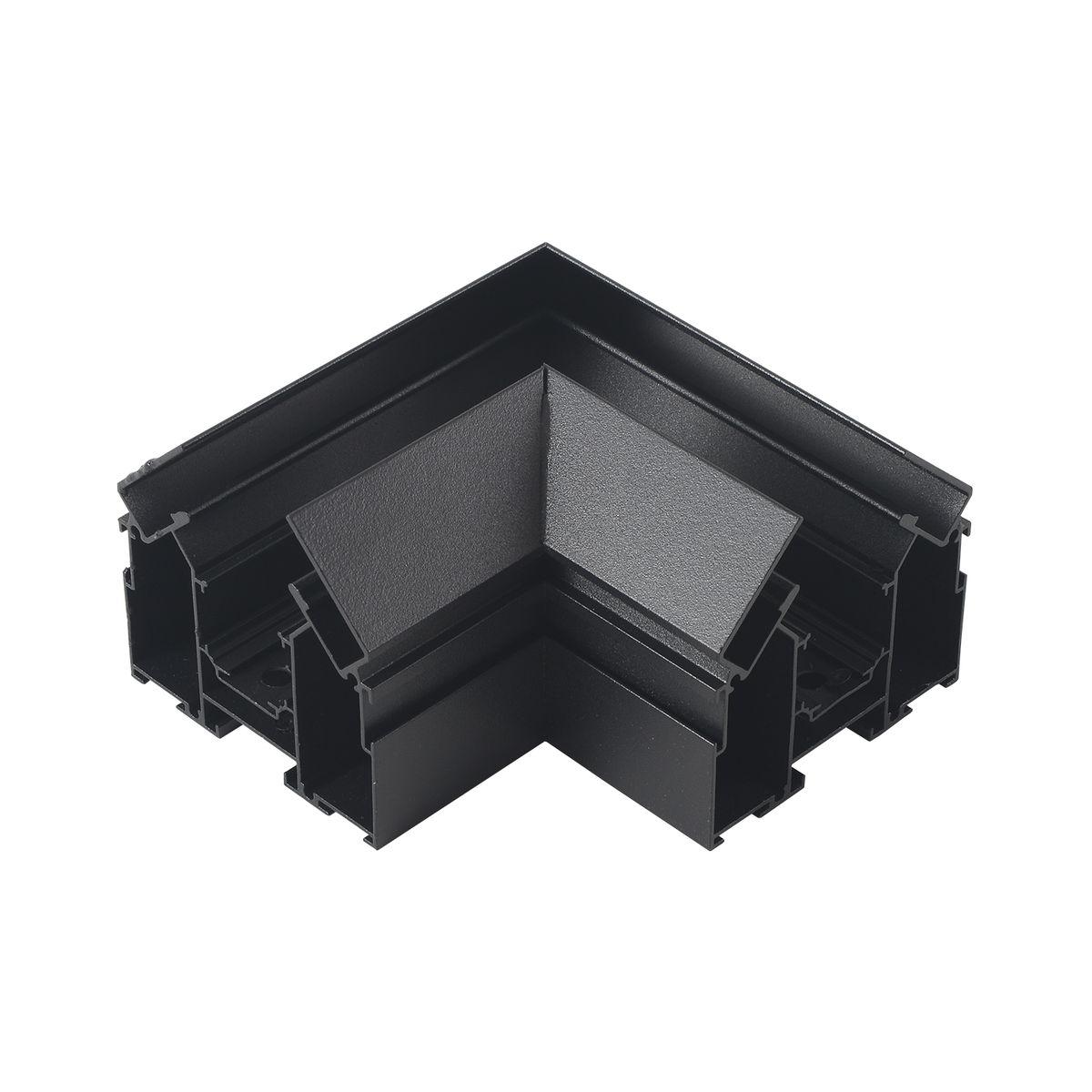 Угол соединительный для встраиваемого магнитного трека в натяжной ПВХ потолок Crystal Lux Space CLT 0.234 01 BL