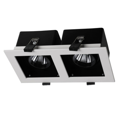 1988-2C, врезной светильник , L225xW120xH92, 4000K, угол освещения:24°, 2xLED/10W