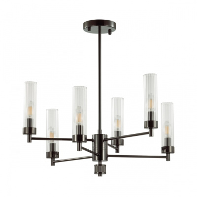 5275/6C CLASSI LN23 черный хром Люстра потолочная E14 6*40W 220V KAMILLA