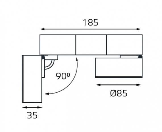 Светодиодный спот Italline M03-178 black