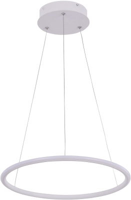 A2500SP-1WH люстра - белый / металл / 1xLED 1x36Вт / L60xW60xH5 / дл. цепи/шнура 15 см лампа в компл