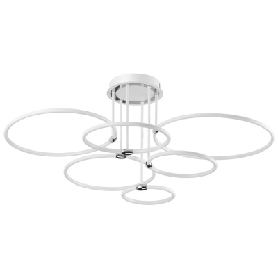 5282/99CL LEDIO LN23 белый, хром Люстра потолочная LED 156W 9899Лм 3000-6000K с пультом ДУ 220V URSU