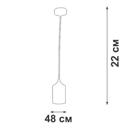 Потолочная люстра Vitaluce V2833-1/1S