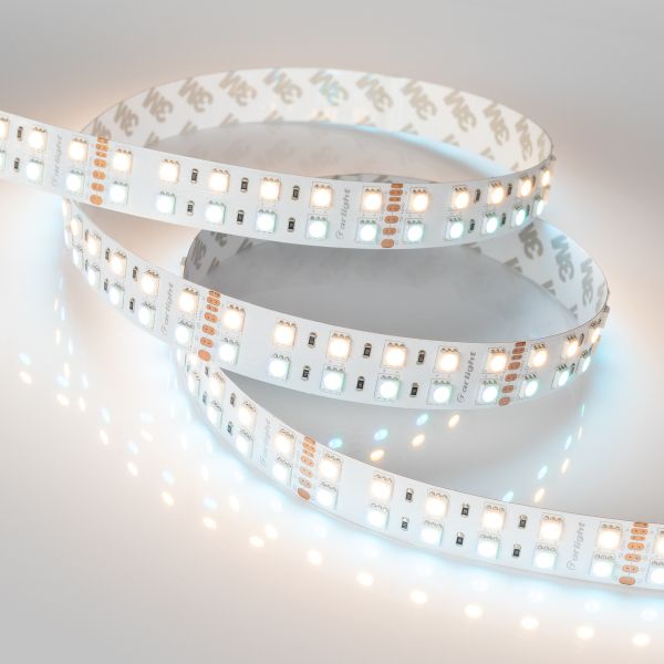 Светодиодная лента Arlight 32W/m 144LED/m 5060SMD разноцветный/теплый белый 5M 012327(2)
