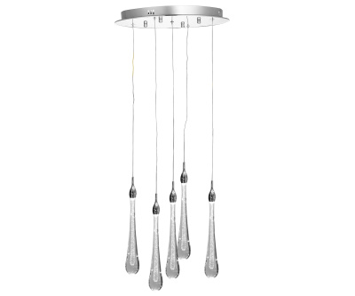 07860-5A,02 Подвес Асмер хром d40 h200 Led 15W (4000k)