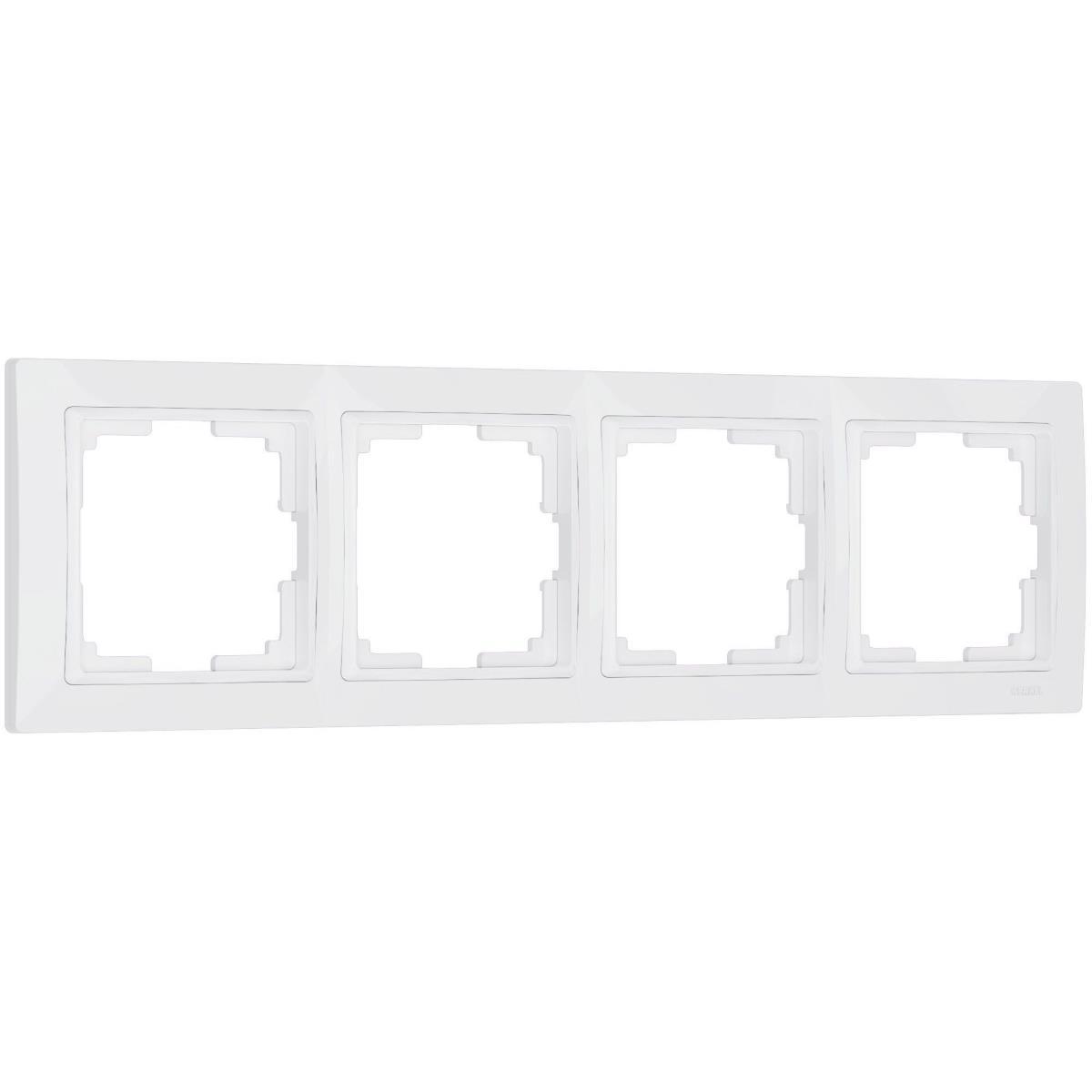 Рамка на 4 поста Werkel Snabb basic белый W0042001 4690389161414